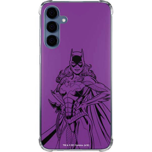 DC Comics Batgirl Comic Pop Galaxy A35 5G Clear Case